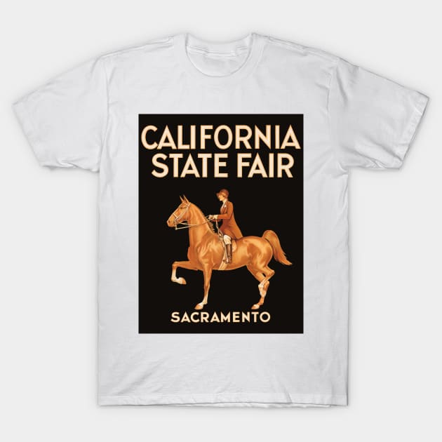 California Sacramento Vintage Poster 1933 T-Shirt by vintagetreasure